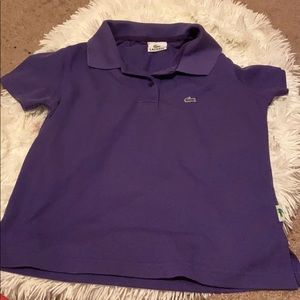 Lacoste Purple Polo